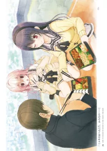 Kimi to Kanojo to Kanojo no Koi. Visual Fan Book, 日本語