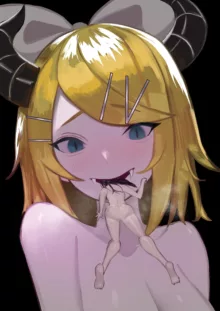 Succubus kagamine Rin no hoshoku, 日本語