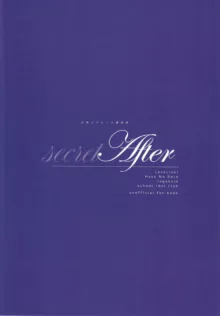 secret after, 日本語