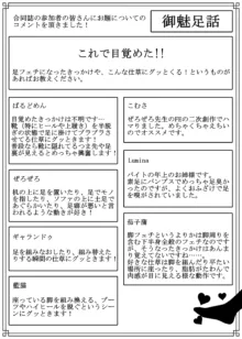 百合洗脳合同誌2 御魅足, 日本語