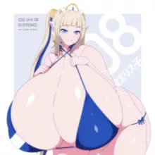 超乳重量級ロボットお姉ちゃんの裏エロ画集, 日本語