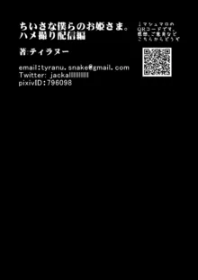 ちいさな僕らのお姫さま。ハメ撮り配信編, 日本語