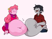 Marshall Lee and Prince Gumball Weight Gain, 日本語