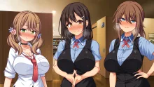 巨乳バイトに囲まれて誘惑されたら不倫してもしょうがないよね ネットカフェ編, 日本語