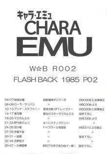 キャラエミュ W☆BR002 FLASH BACK1985 P02, 日本語