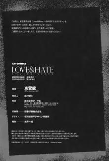 LOVE＆HATE ～LOVELY SLAVE～, 日本語