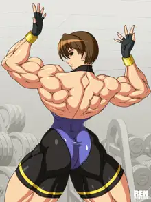 mighty cosplay muscle girl 2, 日本語