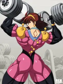 mighty cosplay muscle girl 2, 日本語