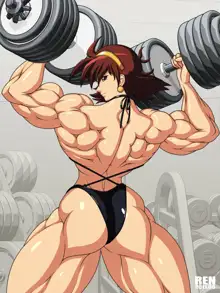 mighty cosplay muscle girl 2, 日本語