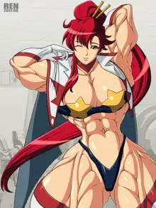 mighty cosplay muscle girl 2, 日本語