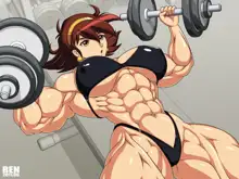 mighty cosplay muscle girl 2, 日本語