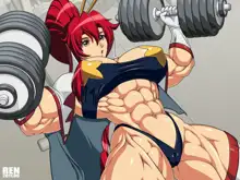 mighty cosplay muscle girl 2, 日本語