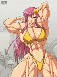 mighty cosplay muscle girl 2, 日本語