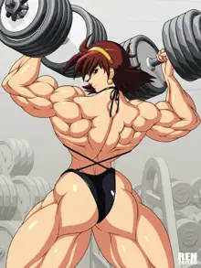 mighty cosplay muscle girl 2, 日本語