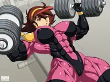 mighty cosplay muscle girl 2, 日本語