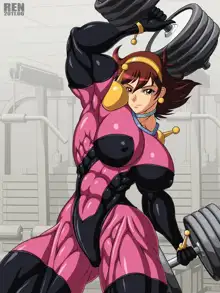 mighty cosplay muscle girl 2, 日本語