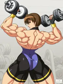 mighty cosplay muscle girl 2, 日本語