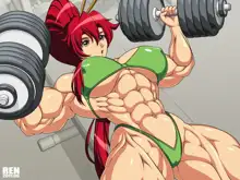 mighty cosplay muscle girl 2, 日本語