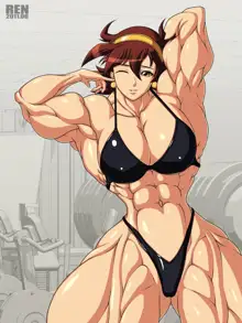 mighty cosplay muscle girl 2, 日本語