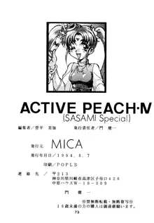 ACTIVE PEACH 4, 日本語