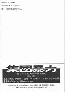 繋ぐ穴で国民一斉筆おろし, 日本語