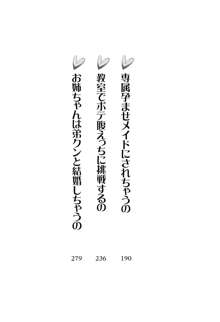 お姉ちゃんは弟クンを想うとオカしくなっちゃうの, 日本語