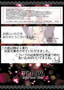 東九線 成人向け東方フルカラーイラスト全集, 日本語