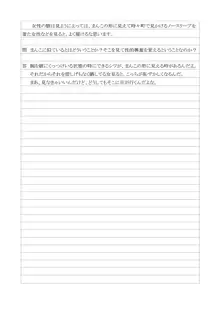 性犯罪供述調書, 日本語