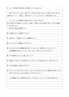 性犯罪供述調書, 日本語