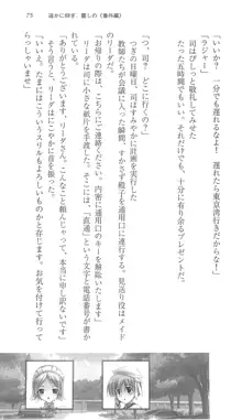 遥かに仰ぎ、麗しの 《番外編》, 日本語