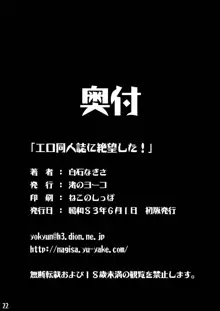 エロ同人誌に絶望した!, 日本語