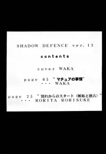 Shadow Defence ver. 13 - YOU SHALL DIE, 日本語