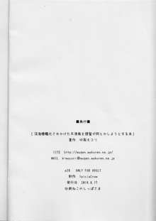 深海棲艦化されかけた天津風を提督が何とかしようとする本, 日本語