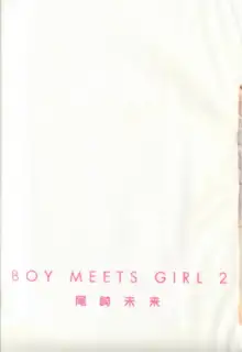 Boy Meets Girl -ボーイミーツガール- Vol.2, 日本語