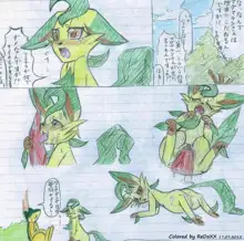 Leafeon X Quilava, 日本語