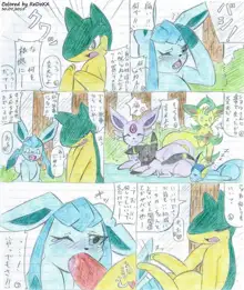 Leafeon X Quilava, 日本語