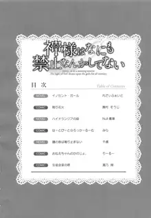 神様はなにも禁止なんかしてない, 日本語