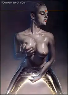 Hajime Sorayama Pin-Up Artwork, 日本語