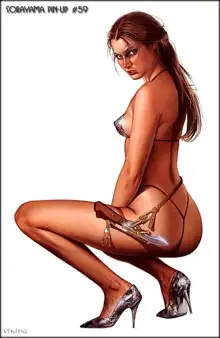 Hajime Sorayama Pin-Up Artwork, 日本語