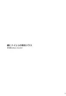 親にナイショの家出ックス年越し編, 日本語