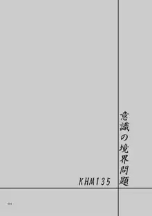 意識の境界問題KHM135, 日本語