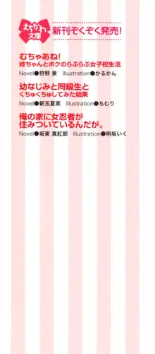 甘えんぼツンな生徒会長と巨乳小悪魔のW妹が俺を婿取りバトル中, 日本語