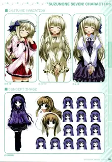 Suzunone Seven - Fanbook, 日本語