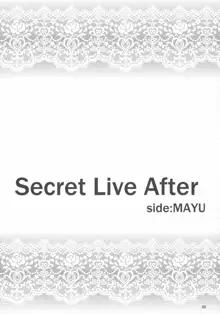 Secret Live After side:MAYU, 日本語